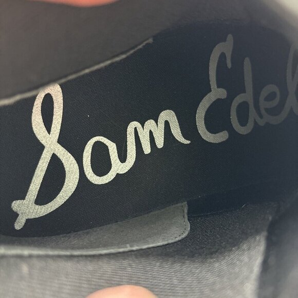 Sam Edelman Blue Margot High Top Sneaker Ankle Boot Women’s 8.5 - Picture 5 of 9